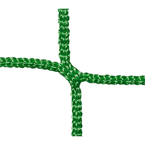 Voetbaldoelnet groen knooploos 4mm pp (7,5mx2,5mx0,8mx2m)