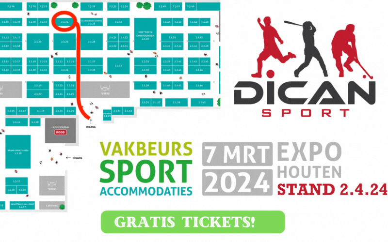 Dican Sport - Vakbeurs Houten (1) Dican Sport - Vakbeurs Sportaccommodaties in Houten